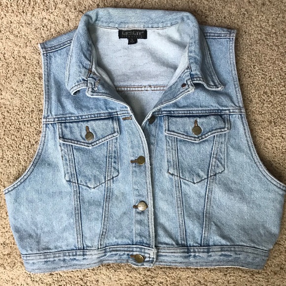 Custom Hand Painted Palmistry Denim Vest - Large - Picture 4 of 8